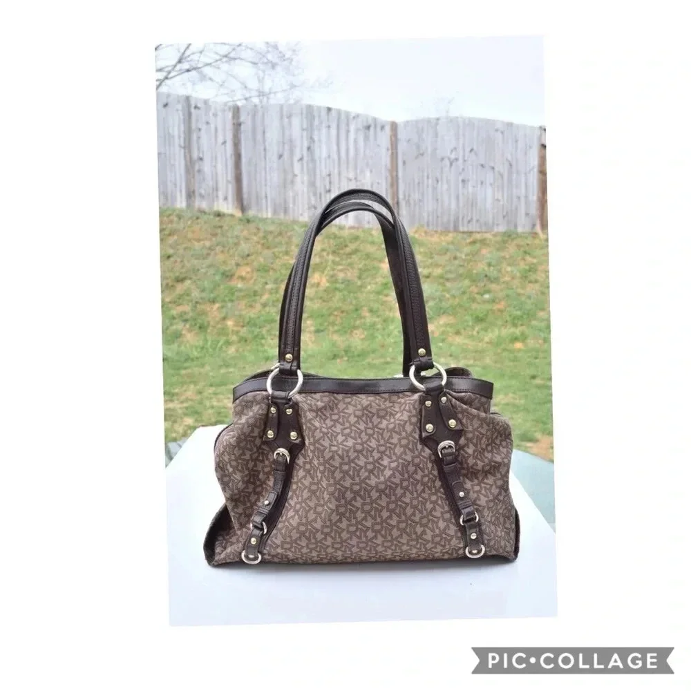 DKNY logo tote bag